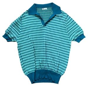 NWT Doppiaa Short Sleeved Green Sweater Size L